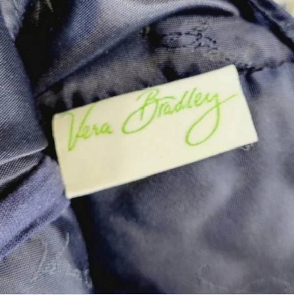 VERA BRADLEY Twirly Birds Navy Blue Laptop Backpack - Picture 12 of 12